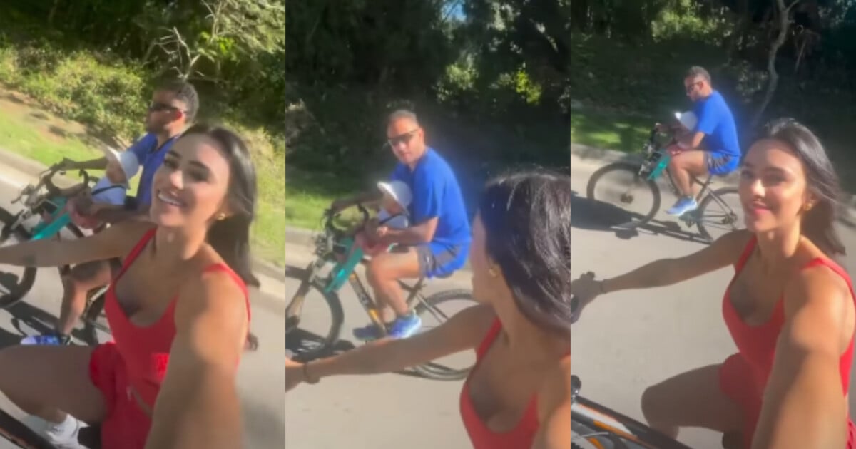 "Courage de revenir vers lui" : Bruna Biancardi emmène Mavie pour sa première balade à vélo avec Neymar et un moment en famille divise la toile